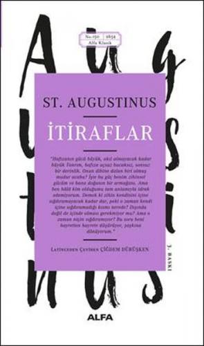 İtiraflar - St. Augustinus - Alfa Yayınları