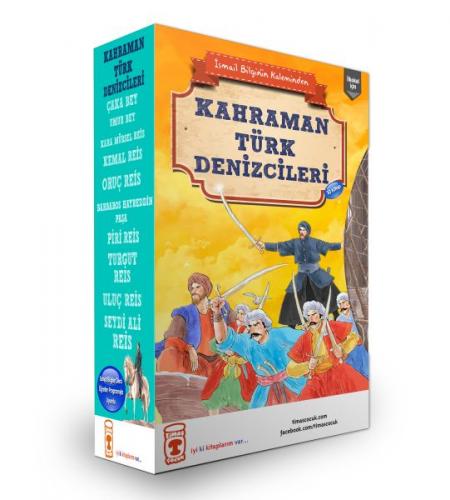 Kahraman Türk Denizcileri Seti (10 Kitap Takım) - İsmail Bilgin - Tima
