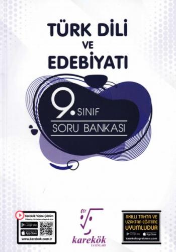 9. Sınıf Türk Dili ve Edebiyatı Soru Bankası - Kolektif - Karekök Yayı