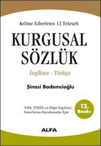 Kelime Ezberleten 12 Tekrarlı Kurgusal Sözlük İngilizce-Türkçe - Şinas