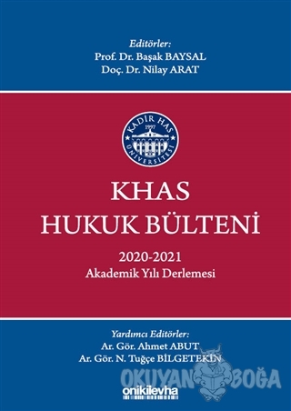 KHAS Hukuk Bülteni - Ahmet Abut - On İki Levha Yayınları