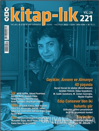 Kitap-lık Dergisi Sayı: 221 Mayıs - Haziran 2022 - Kolektif - Yapı Kre
