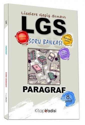 8. Sınıf LGS Paragraf Soru Bankası - Hüseyin Toker - Kitap Vadisi Yayı