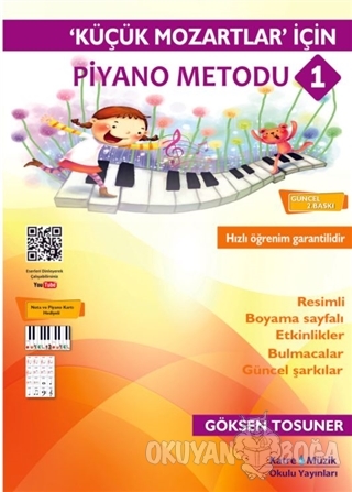 Küçük Mozartlar İçin Piyano Metodu 1 - Kolektif - Katre Müzik Okulu Ya