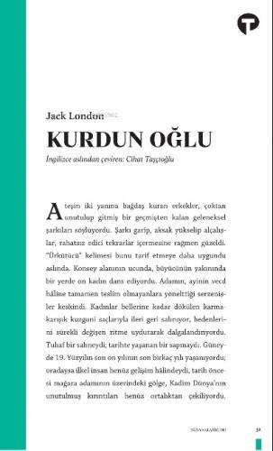 Kurdun Oğlu - Jack London - Turkuvaz Kitap