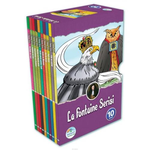 La Fontaine Öyküleri Seti (10 Kitap Kutulu) - La Fontaine - Maviçatı Y