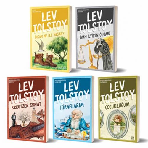 Lev Tolstoy Seti (5 Kitap Takım) - Lev Nikolayeviç Tolstoy - Dokuz Yay
