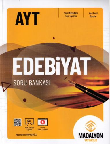 AYT Edebiyat Soru Bankası - Necmettin Durmuşoğlu - Madalyon Yayınları
