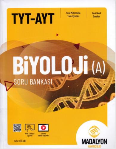 TYT - AYT Biyoloji-A Soru Bankası - Zafer Gülsar - Madalyon Yayınları