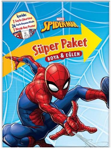 Marvel Spider-Man Süper Paket Boya ve Eğlen - Kolektif - Beta Kids