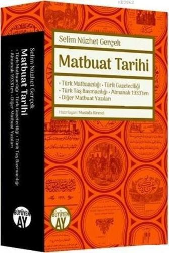 Matbuat Tarihi (Ciltli) - Selim Nüzhet Gerçek - Büyüyen Ay Yayınları