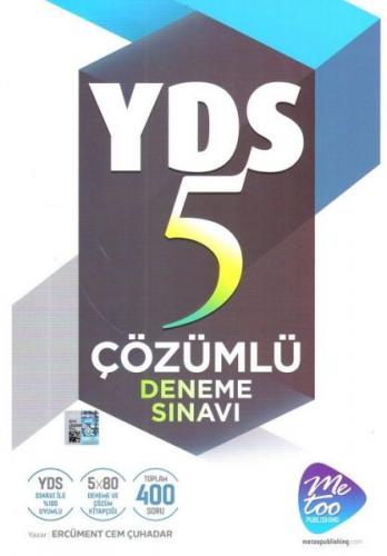 YDS 5 Çözümlü Deneme Sınavı - Ercüment Cem Çuhadar - Me Too Publishing