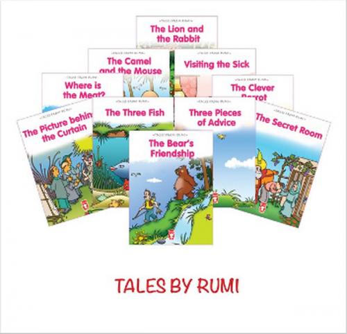 Mevlanadan Masallar - Tales From Rumi (10 Kitap Set) - Kolektif - Tima