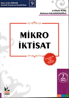 Mikro İktisat - U.Güçlü Dinç-Mahmut Kalenderoğlu - Agon Bilgi Akademis