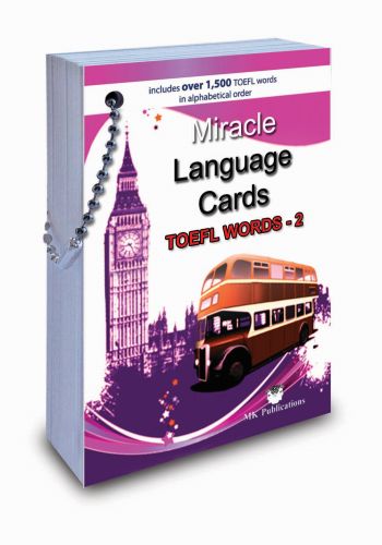 Miracle Language Cards (TOEFL Words-2) - Murat Kurt - MK Publications