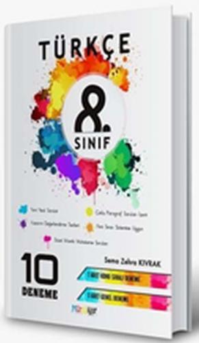 Mürekkep 8. Sınıf Türkçe 10 Deneme (Yeni) - Komisyon - Mürekkep Yayınl