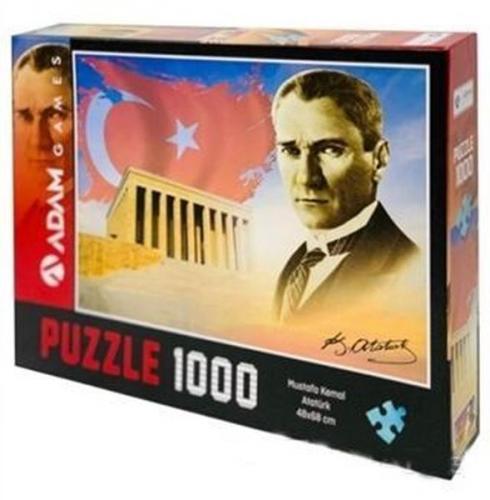 Mustafa Kemal Atatürk 1000 Parça Puzzle (48x68) - - Adam Games