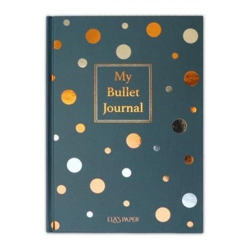 My Bullet Journal Defter (Confetti Mavi) - - Ela's Paper