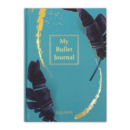 My Bullet Journal Defter (Tropikal Mavi) - - Ela's Paper