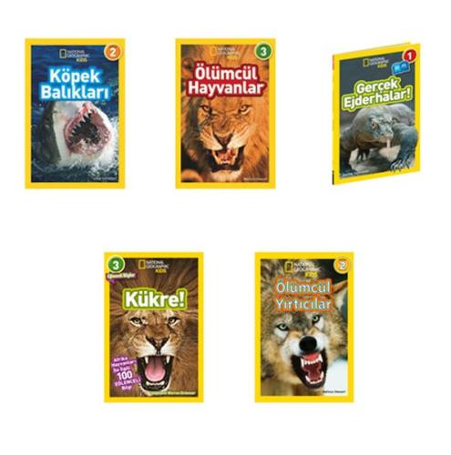 National Geographic Kids Ölümcül Hayvanlar Seti 5 Kitap - Melissa Stew