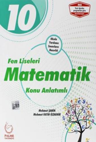 2019 10. Sınıf Fen Liseleri Matematik Konu Anlatımlı - Mehmet Şahin - 