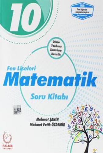 2019 10. Sınıf Fen Liseleri Matematik Soru Kitabı - Mehmet Şahin - Pal