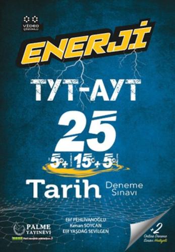 Palme Enerji Tyt-Ayt Tarih 25 Deneme Sınavı - Elif Pehlivanoğlu - Palm