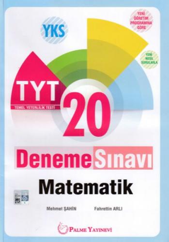 TYT Matematik 20 Deneme Sınavı - Mehmet Şahin - Palme Yayıncılık - Haz