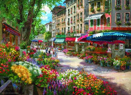 Paris Çiçek Pazarı (Puzzle 1000) 3106 - - Anatolian Puzzle