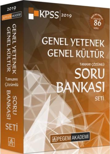 2019 KPSS Genel Yetenek Genel Kültür Tamamı Çözümlü Soru Bankası Seti 