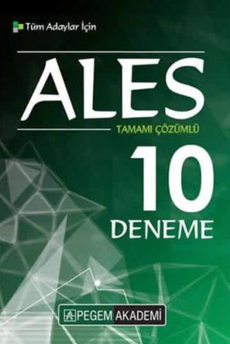 2019 ALES Tamamı Çözümlü 10 Deneme - Kolektif - Pegem Akademi Yayıncıl