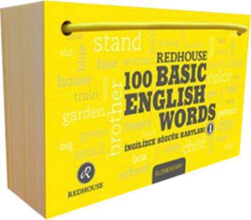Redhouse 100 Basic English Words 1 - Kolektif - Redhouse Yayınları