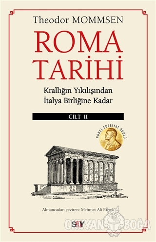 Roma Tarihi 2.Cilt - Theodor Mommsen - Say Yayınları