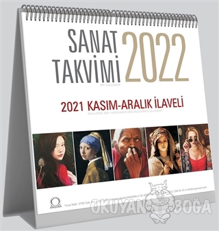 Sanat Takvimi 2022 Masa Takvimi - Kolektif - Angora Yayınevi - Hobi