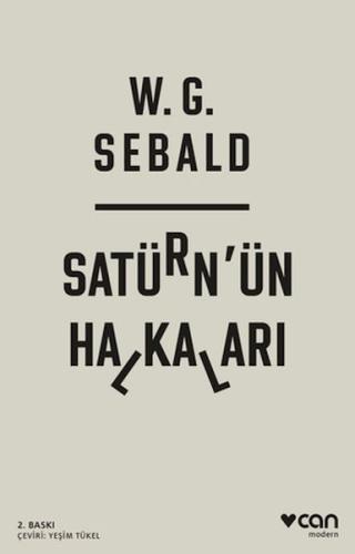 Satürn'ün Halkaları - W.G. Sebald - Can Sanat Yayınları