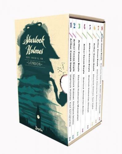 Sherlock Holmes Seti (8 Kitap Takım) - Sir Arthur Conan Doyle - Zeplin