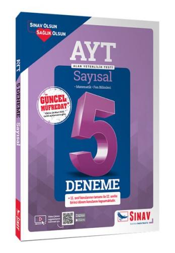 AYT Sayısal Çözümlü 5 Deneme - Kolektif - Sınav Yayınları