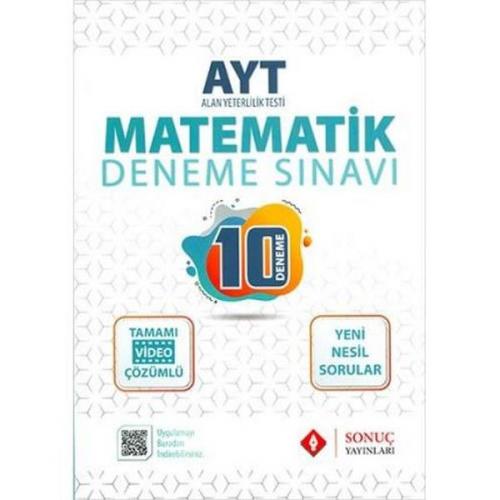 AYT Matematik 10 Deneme - Kolektif - Sonuç Yayınları