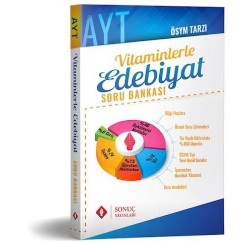 AYT Vitaminlerle Edebiyat Soru Bankası - Kolektif - Sonuç Yayınları