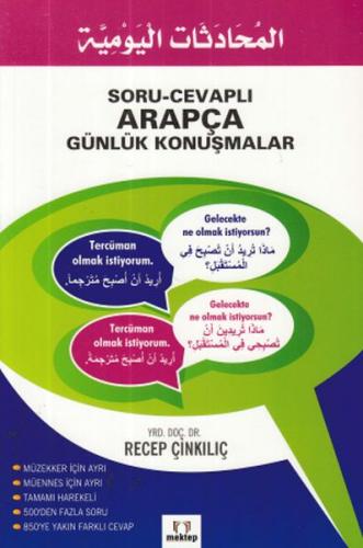 Soru-Cevaplı Arapça Günlük Konuşmalar - Recep Çinkılıç - Mektep Yayınl
