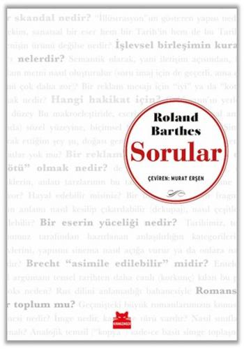 Sorular - Roland Barthes - Kırmızı Kedi Yayınevi
