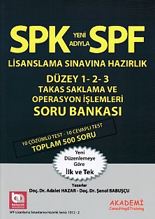 SPK Yeni Adıyla SPF Lisanslama Sınavına Hazırlık Düzey 1-2-3 Takas, Sa