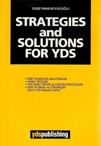 Strategies And Solutions For YDS - Deniz Pınar - Yds Publishing