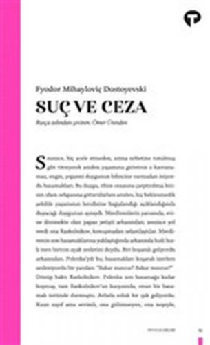 Suç ve Ceza - Fyodor Mihayloviç Dostoyevski - Turkuvaz Kitap
