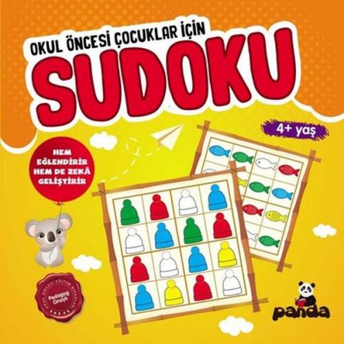 Sudoku 4+ Yaş - Okul Öncesi Çocuklar İçin - Kolektif - Beyaz Panda Yay