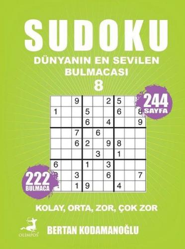 Sudoku - Dünyanın En Sevilen Bulmacası 8 - Bertan Kodamanoğlu - Olimpo