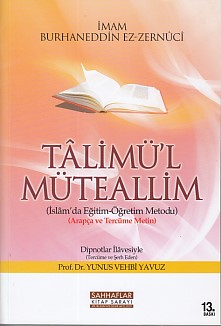 Talimü'l Müteallim - Yunus Vehbi Yavuz - Sahhaflar Kitap Sarayı