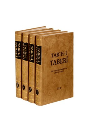 Tarih-i Taberi (4 Cilt Takım) (Ciltli) - Ebu Cafer Muhammed Bin Cerir'