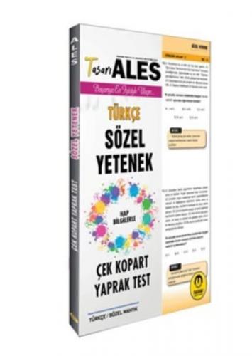 ALES Türkçe Sözel Yetenek Yaprak Test 2020 - Kolektif - Tasarı Yayıncı
