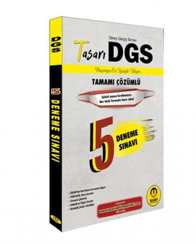 DGS Tamamı Çözümlü 5 Deneme Sınavı - Kolektif - Tasarı Yayıncılık - YÖ